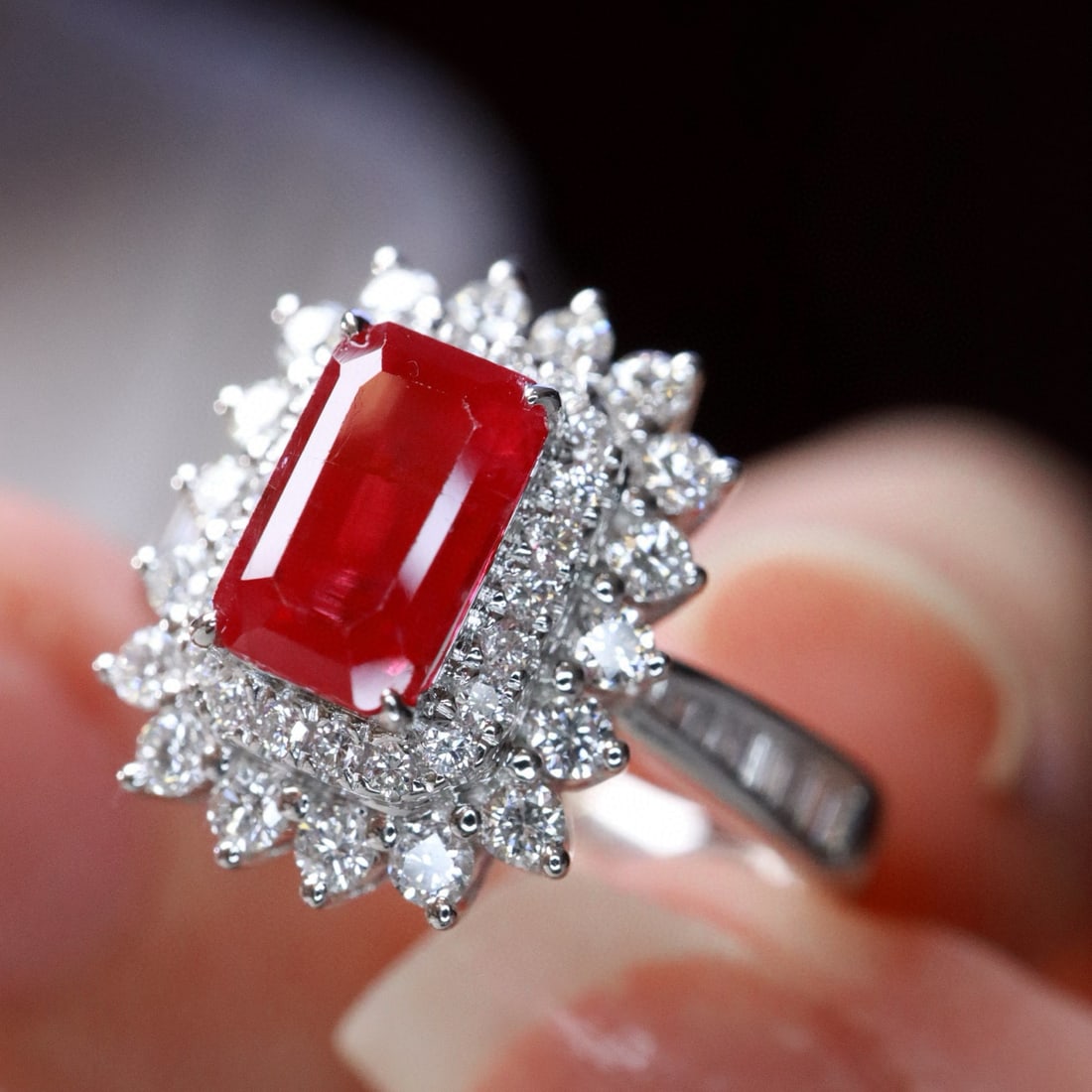 14k Gold 2.01 Ctw Natural Ruby & Diamond Ring - 3