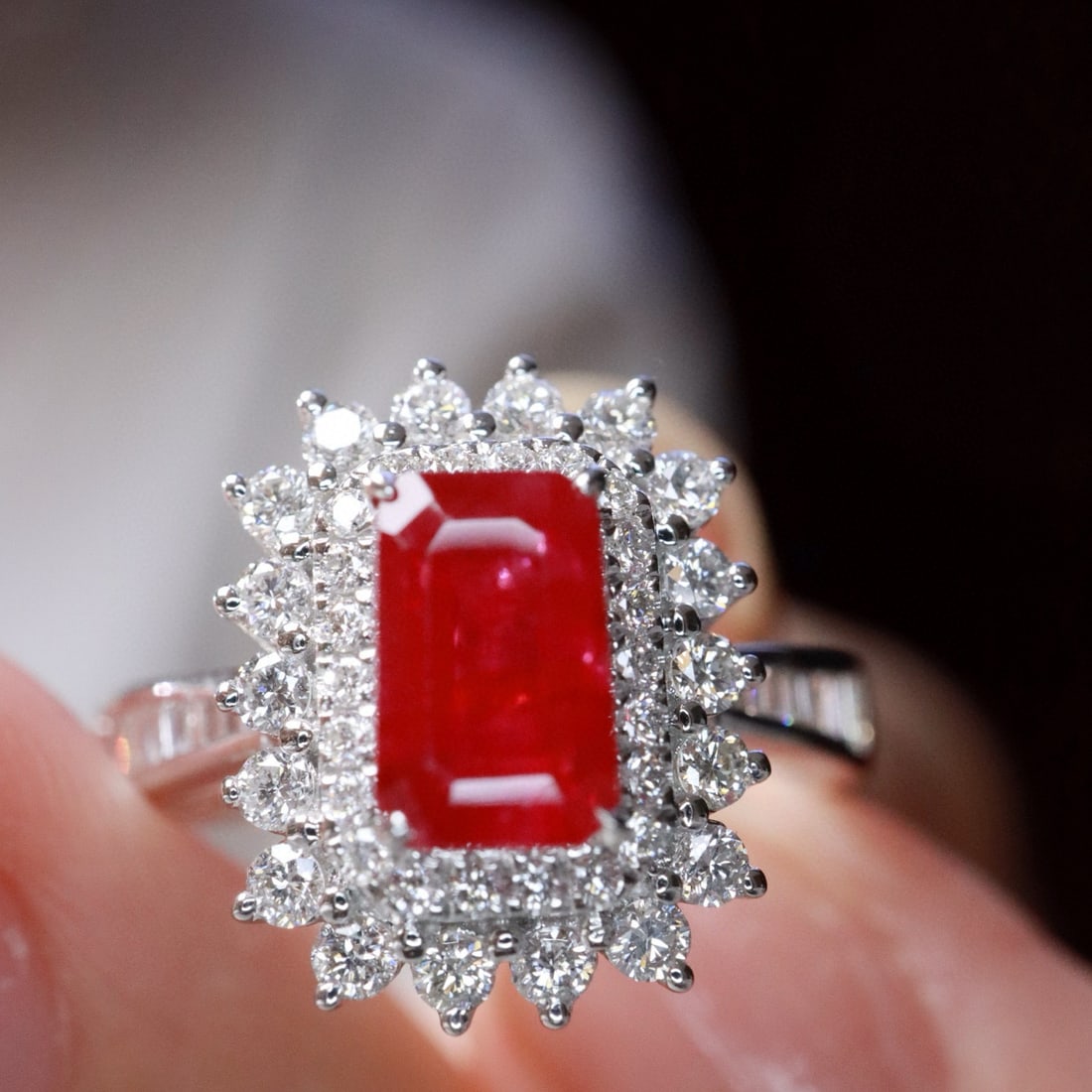 14k Gold 2.01 Ctw Natural Ruby & Diamond Ring - 4