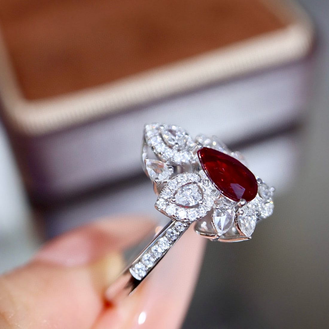14k Gold 1.65 Ctw Natural Ruby & Diamond Ring - 3