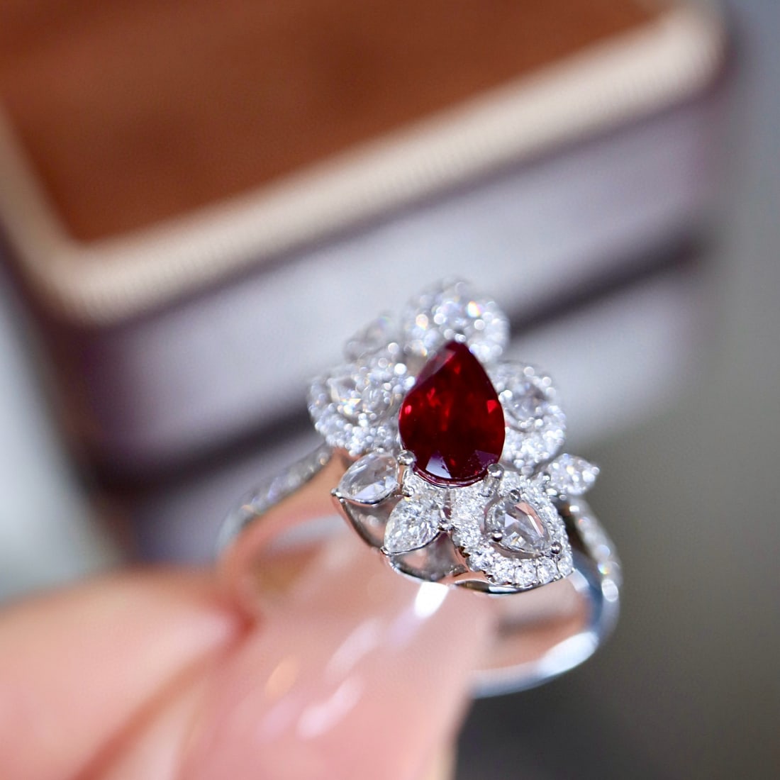14k Gold 1.65 Ctw Natural Ruby & Diamond Ring - 4