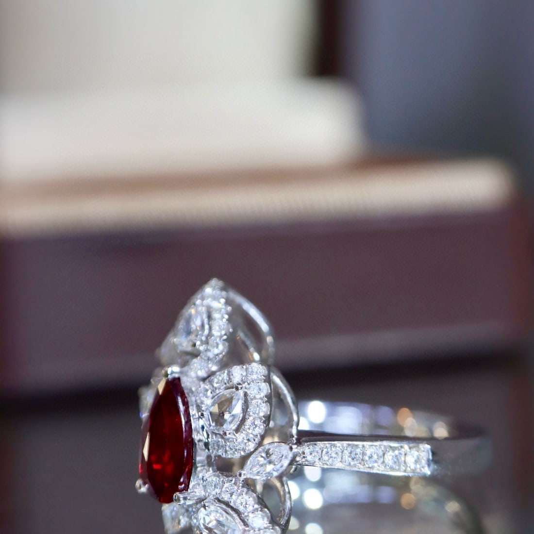 14k Gold 1.65 Ctw Natural Ruby & Diamond Ring - 6