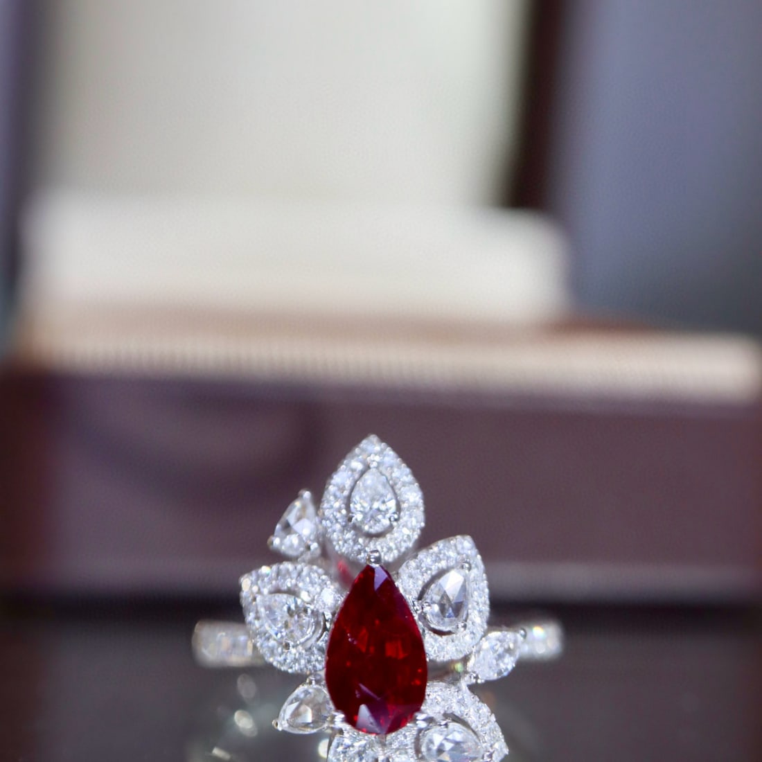 14k Gold 1.65 Ctw Natural Ruby & Diamond Ring - 7
