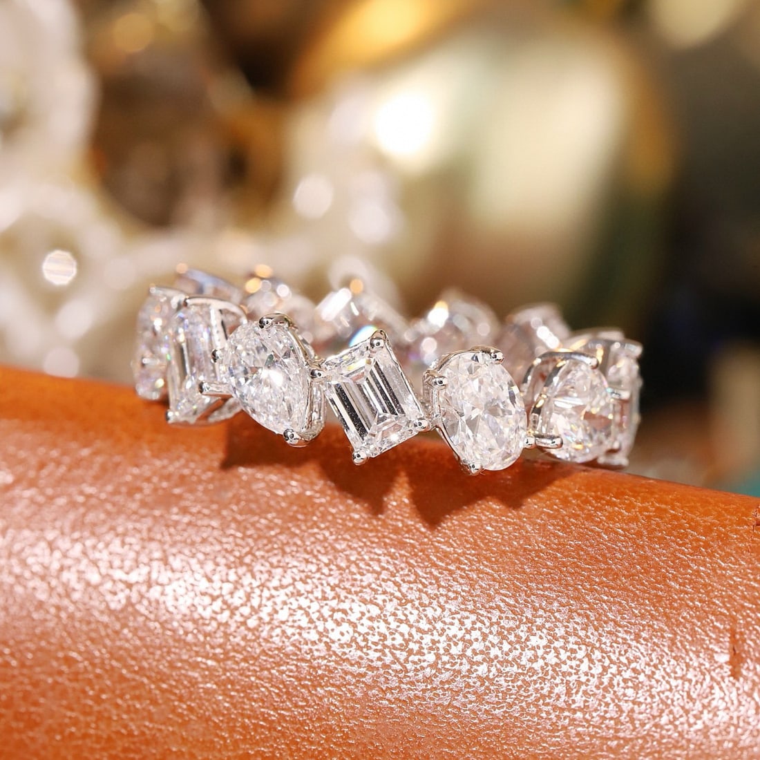 14k Gold 5.60 Ct Lab Grown Diamond Ring - 2