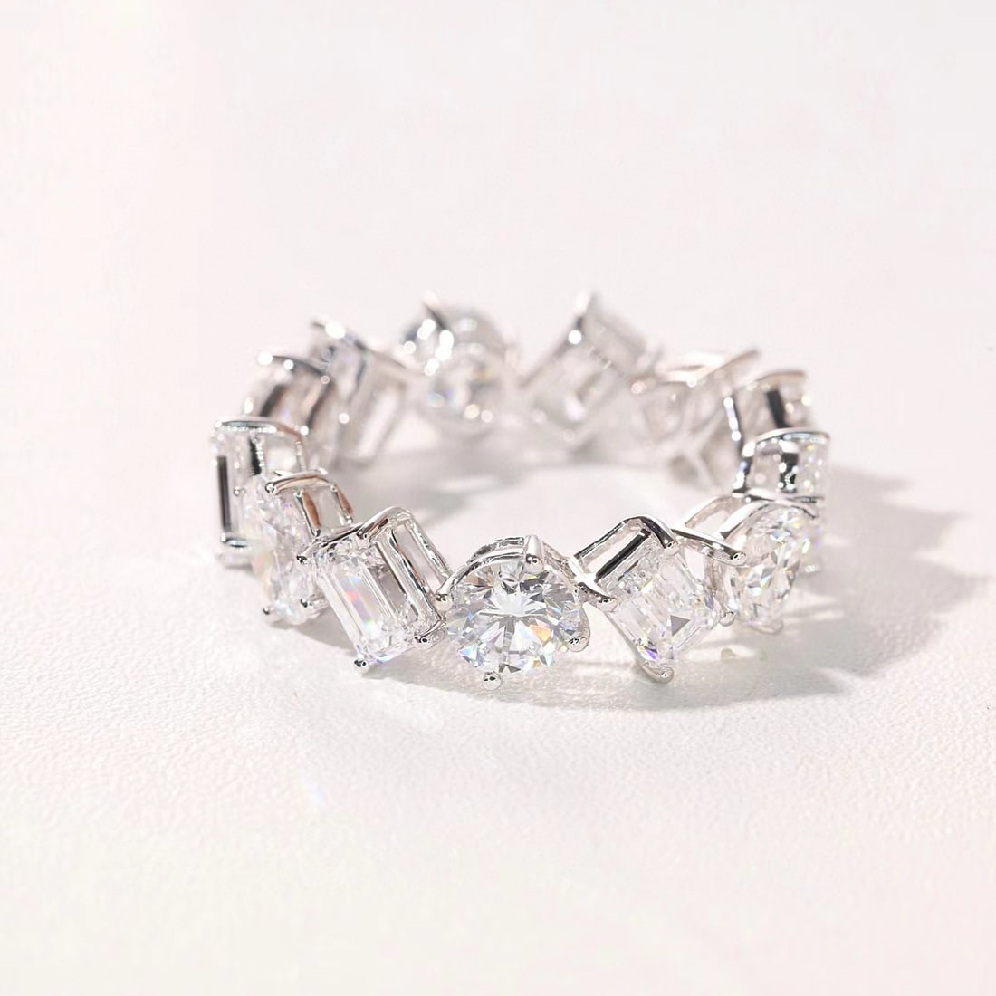 14k Gold 5.60 Ct Lab Grown Diamond Ring - 4