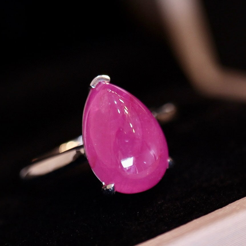 14k Gold 5.2 Ct Natural Ruby Ring - 2