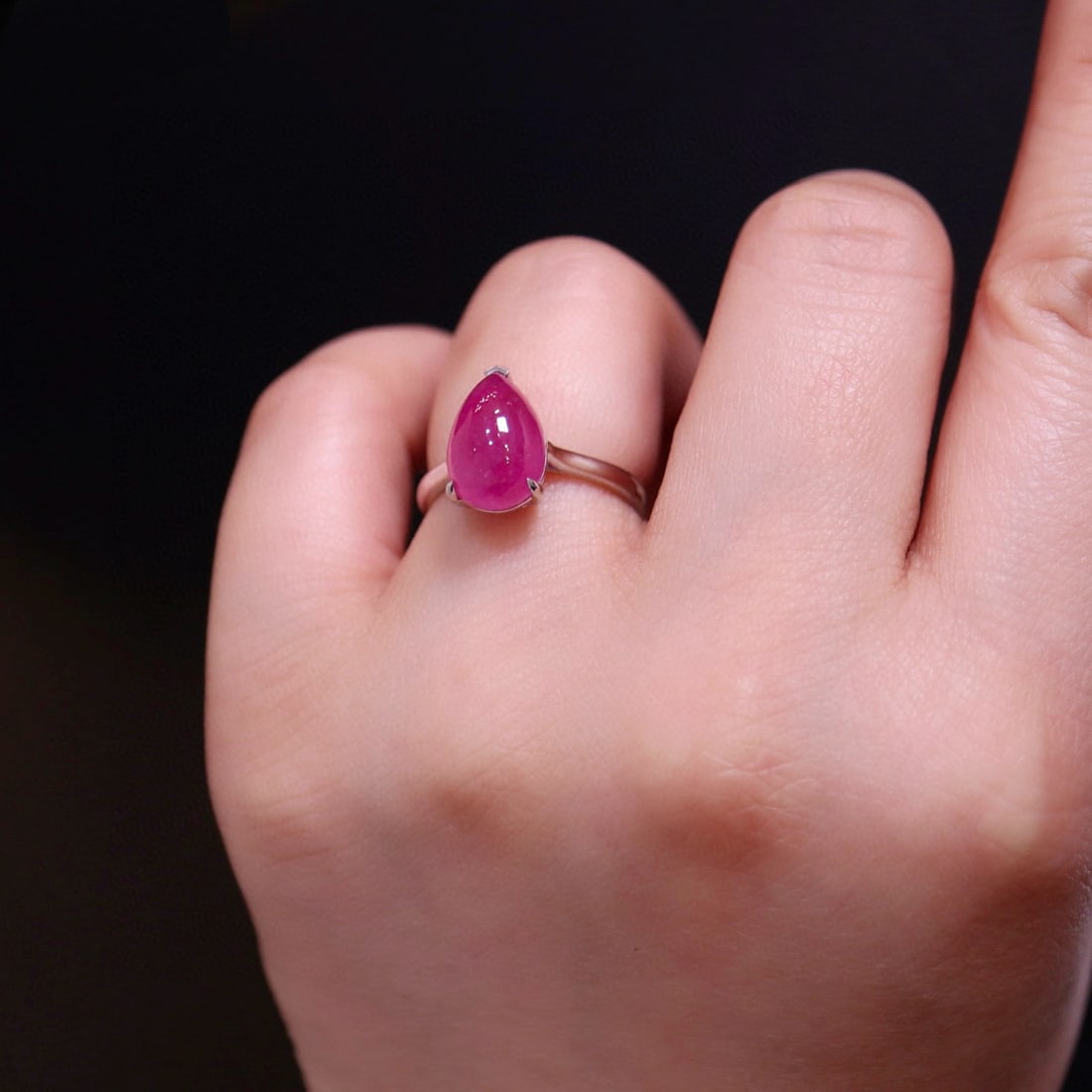 14k Gold 5.2 Ct Natural Ruby Ring - 6