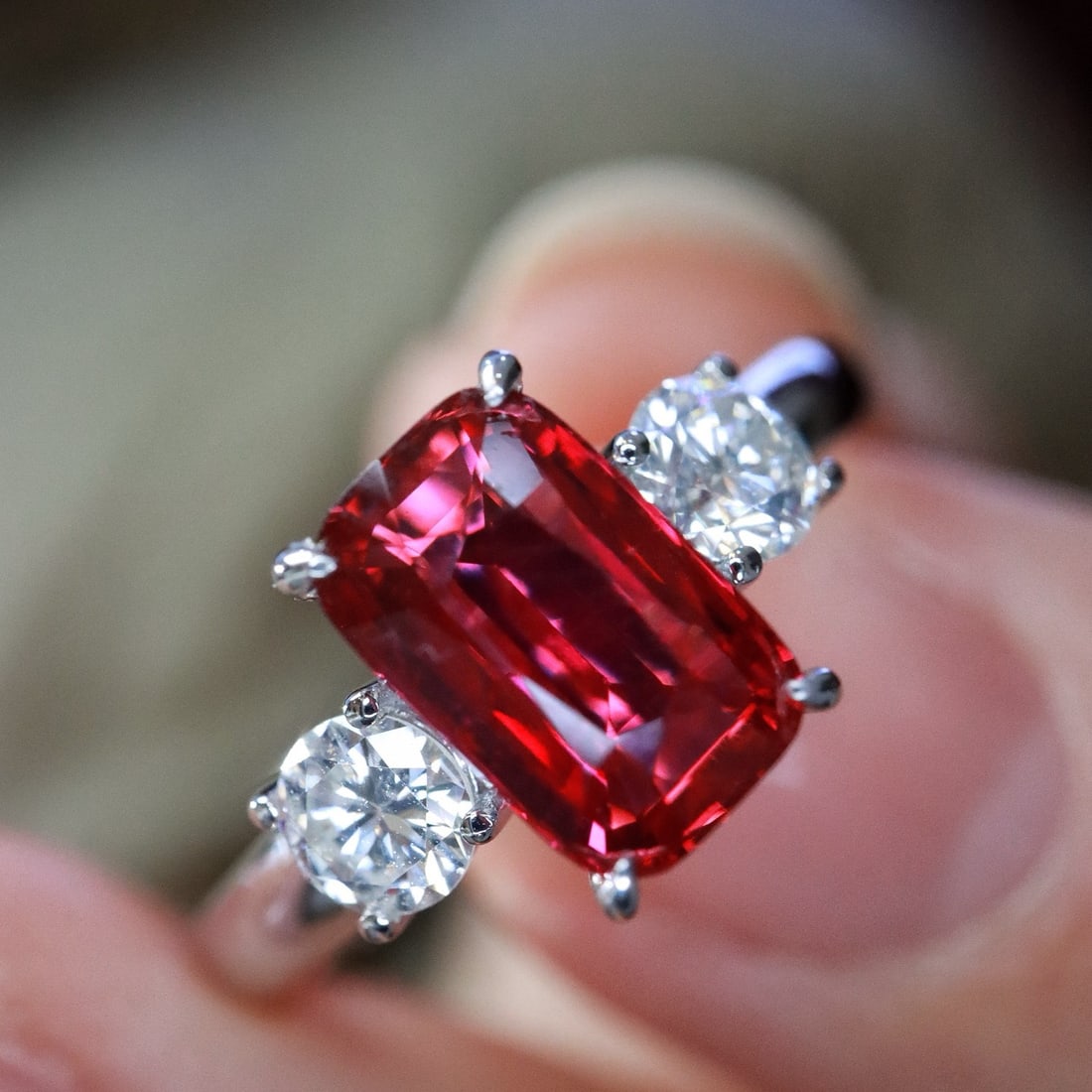 14k Gold 1.93 Ctw Natural Ruby & Diamond Ring (1 of 6)