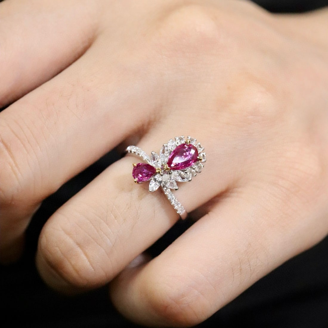14k Gold 1.15 Ctw Natural Ruby & Diamond Ring - 6