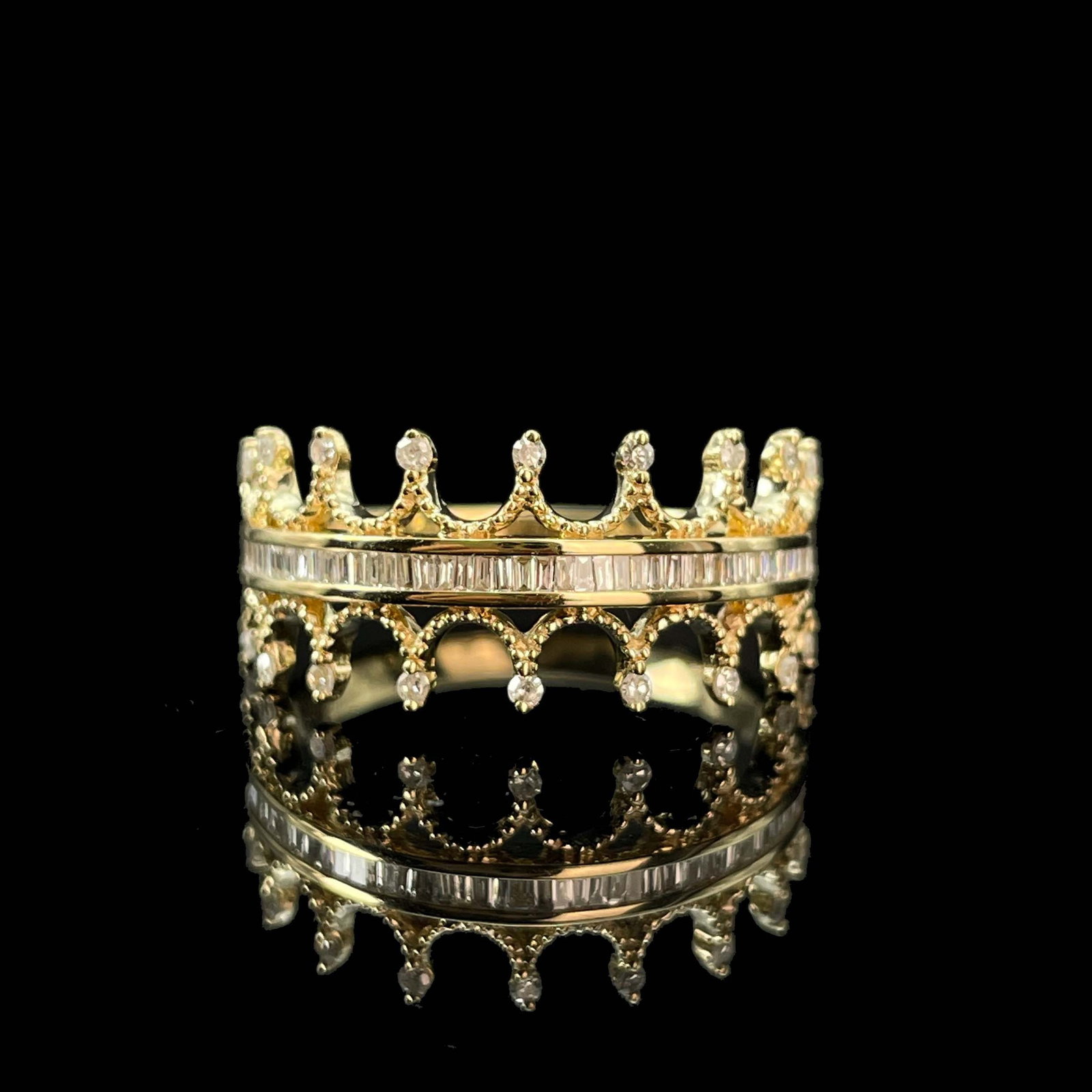 14k Gold 0.25 Ct Natural H Diamond Ring: Ref:231019051 // gold content:14k gold // ring size:7. 25us // // main gemstone:diamond // shape:multiply // carat weight:0. 25ct // clarity grade:vs-si // color:h // treatment:natural // Low