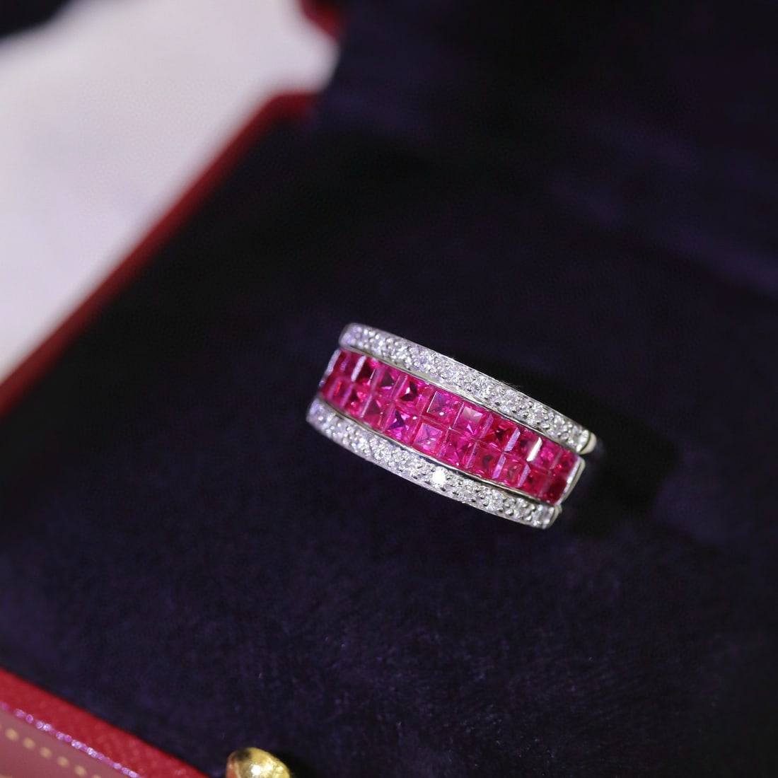 14k Gold 1.62 Ctw Natural Ruby & Diamond Ring - 2
