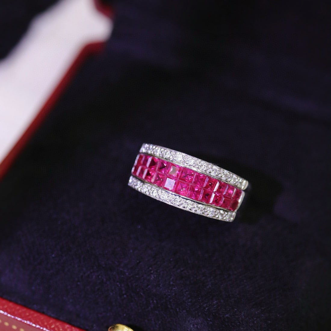 14k Gold 1.62 Ctw Natural Ruby & Diamond Ring - 3
