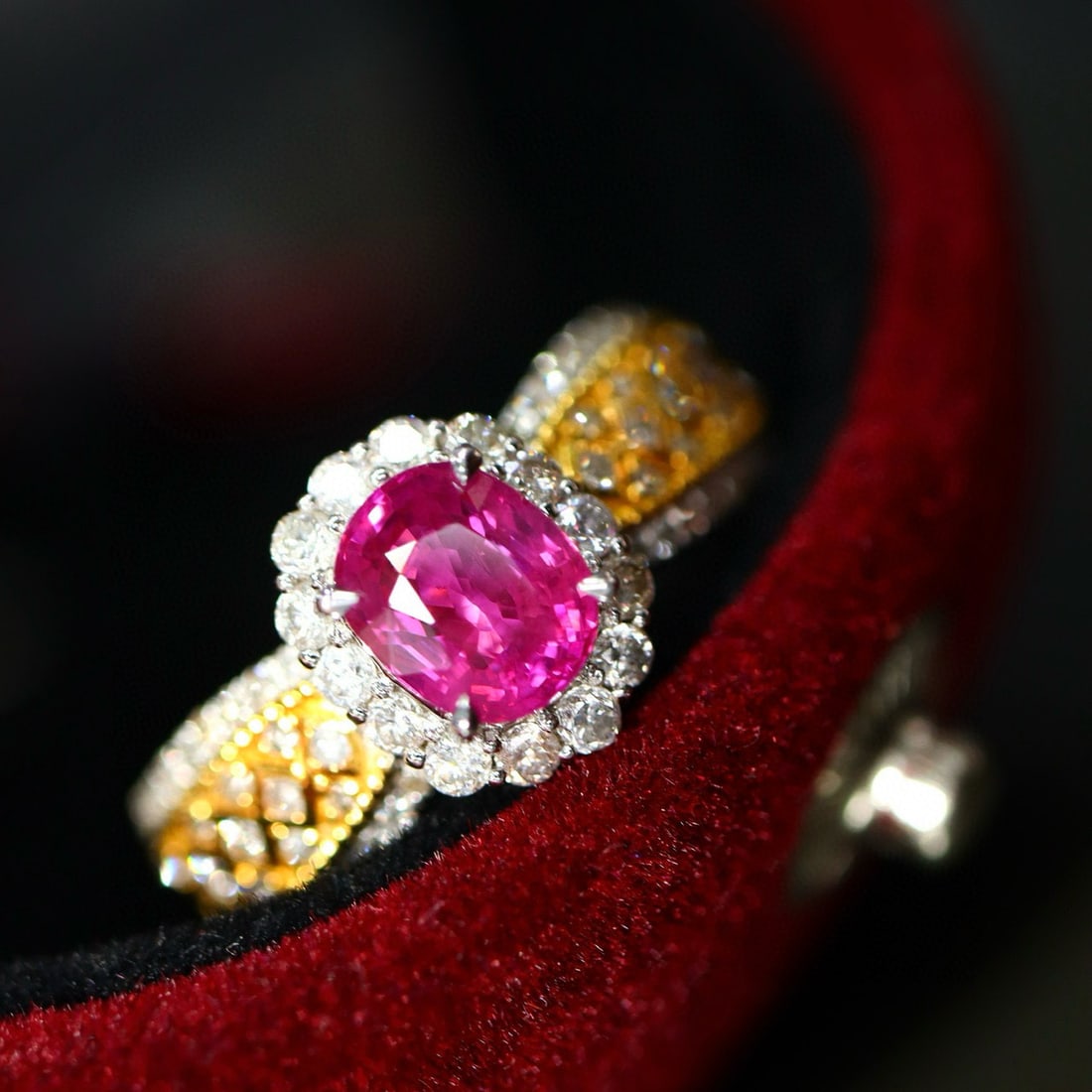 14k Gold 1.46 Ctw Natural Ruby & Diamond Ring - 3