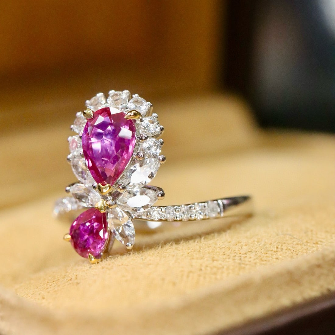 14k Gold 1.15 Ctw Natural Ruby & Diamond Ring - 2