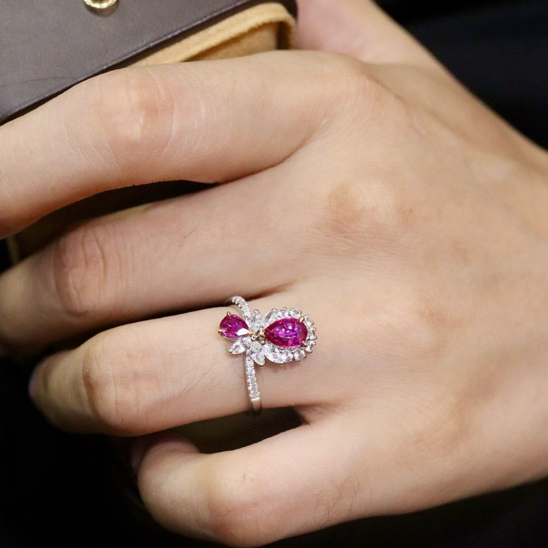 14k Gold 1.15 Ctw Natural Ruby & Diamond Ring - 6