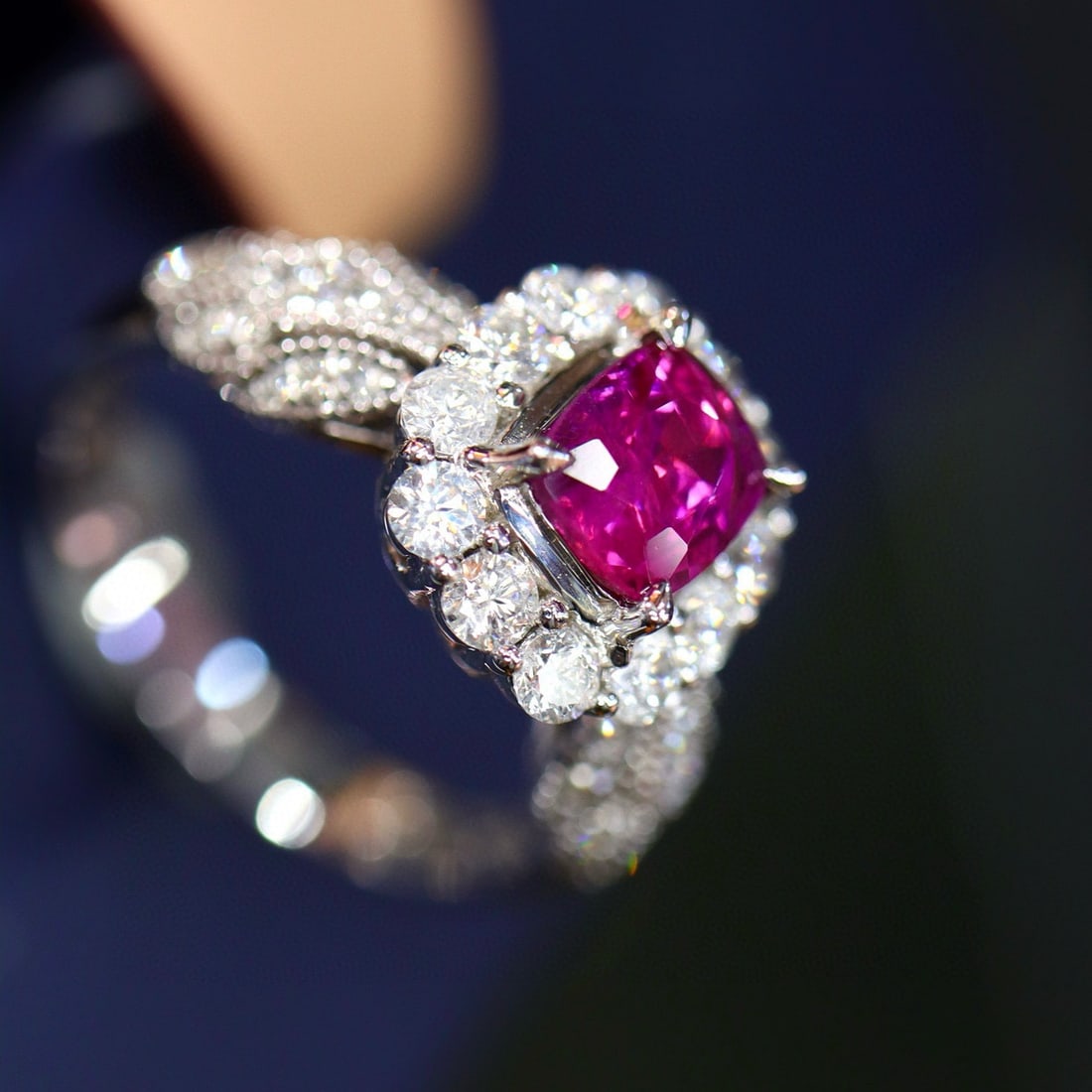 14k Gold 2.01 Ctw Natural Ruby & Diamond Ring - 4