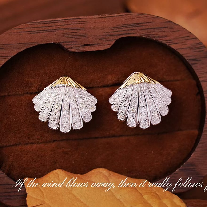 14k Gold 0.8 Ct Natural H Diamond Earrings: Ref:231032159 // gold content:14k gold // main gemstone:diamond // shape:round // carat weight:0. 8ct // clarity grade:vs-si // color:h // treatment:natural // cut grade:g // High Estimate: 6600 Low E