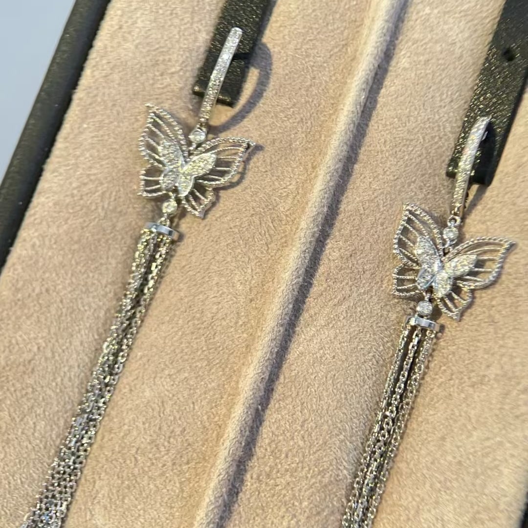 14k Gold 0.16 Ct Natural H Diamond Earrings - 3
