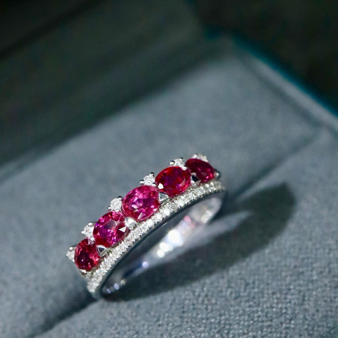14k Gold 1.77 Ctw Natural Ruby & Diamond Ring: Ref:231032446 // gold content:14k gold // ring size:7. 25us // // main gemstone:ruby // shape:oval // carat weight:1. 61ct // color:red // treatment:natural // // adjacent gemstone 2 : diamond //