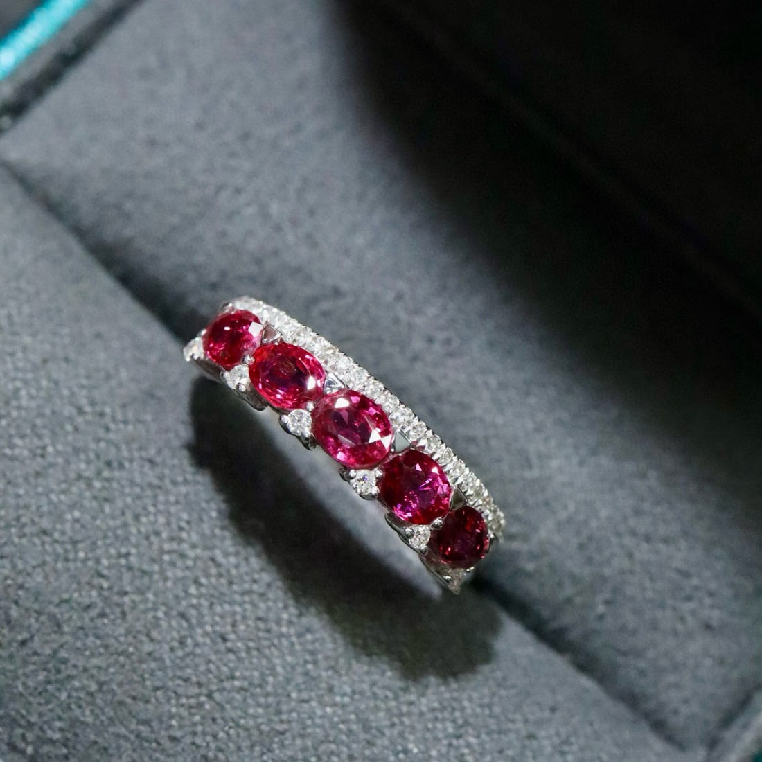 14k Gold 1.77 Ctw Natural Ruby & Diamond Ring - 3