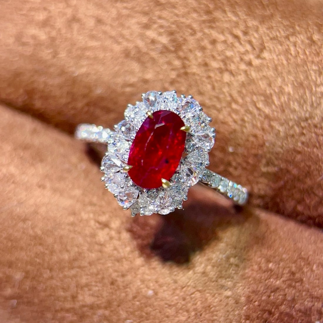 14k Gold 1.74 Ctw Natural Ruby & Diamond Ring (1 of 5)