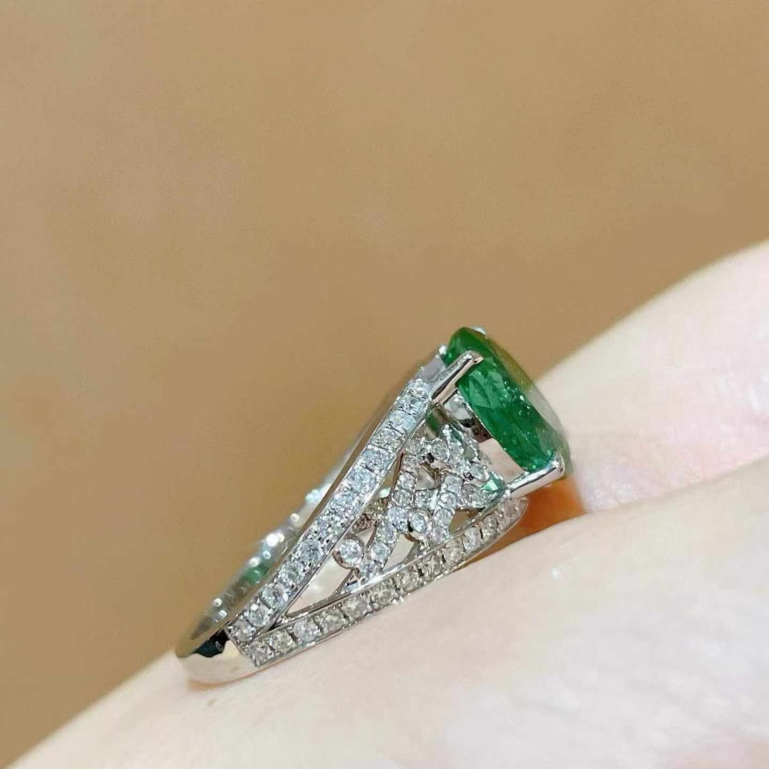 14k Gold 3.53 Ctw Natural Tourmaline & Diamond Ring - 3