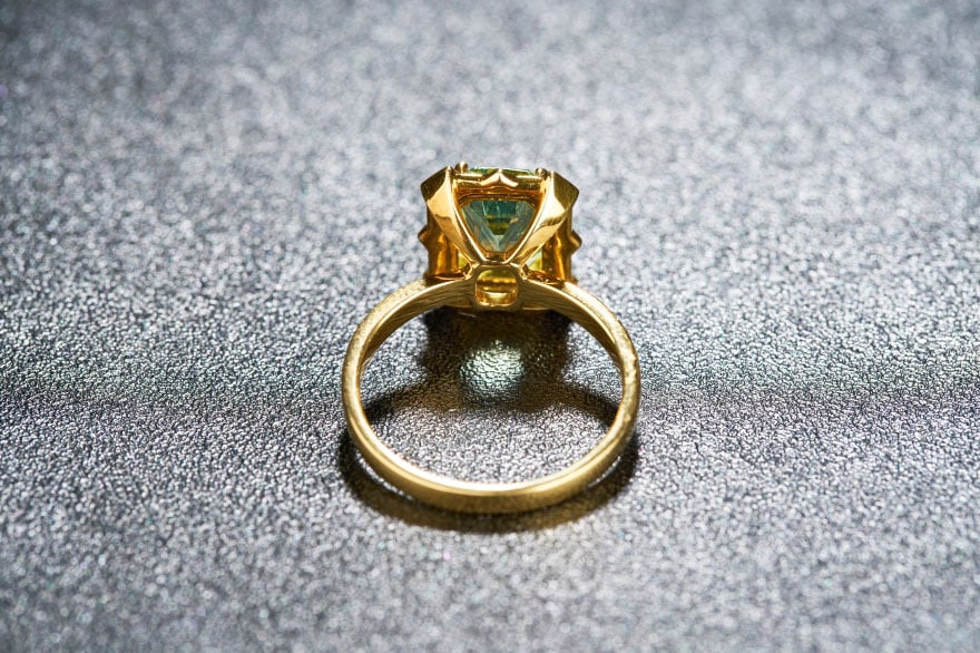 14k Gold 2.4 Ctw Natural Tourmaline & Diamond Ring - 4