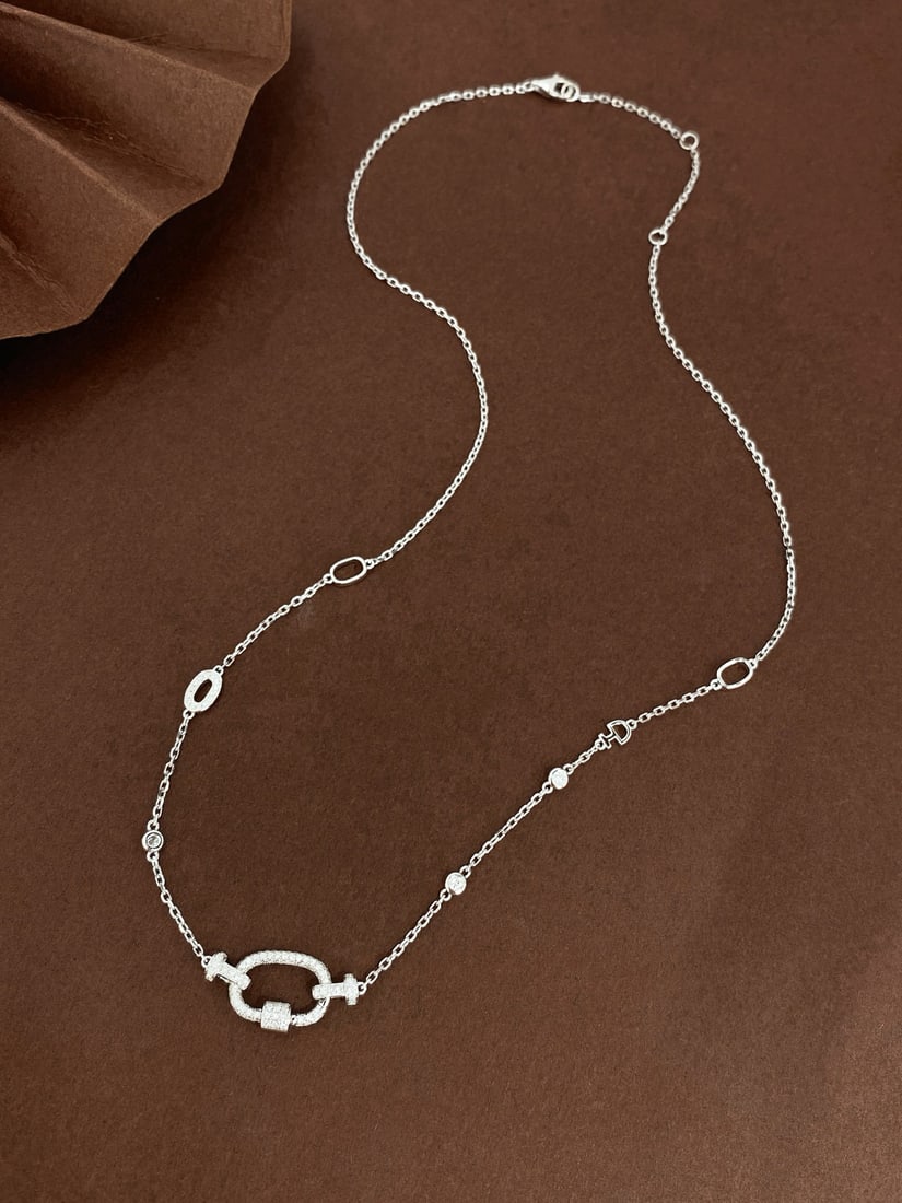 14k Gold 0.5 Ct Natural H Diamond Necklace: Ref:231034304 // gold content:14k gold // main gemstone:diamond // shape:round // carat weight:0. 5ct // clarity grade:vs-si // color:h // treatment:natural // cut grade:g // Condition: New Low