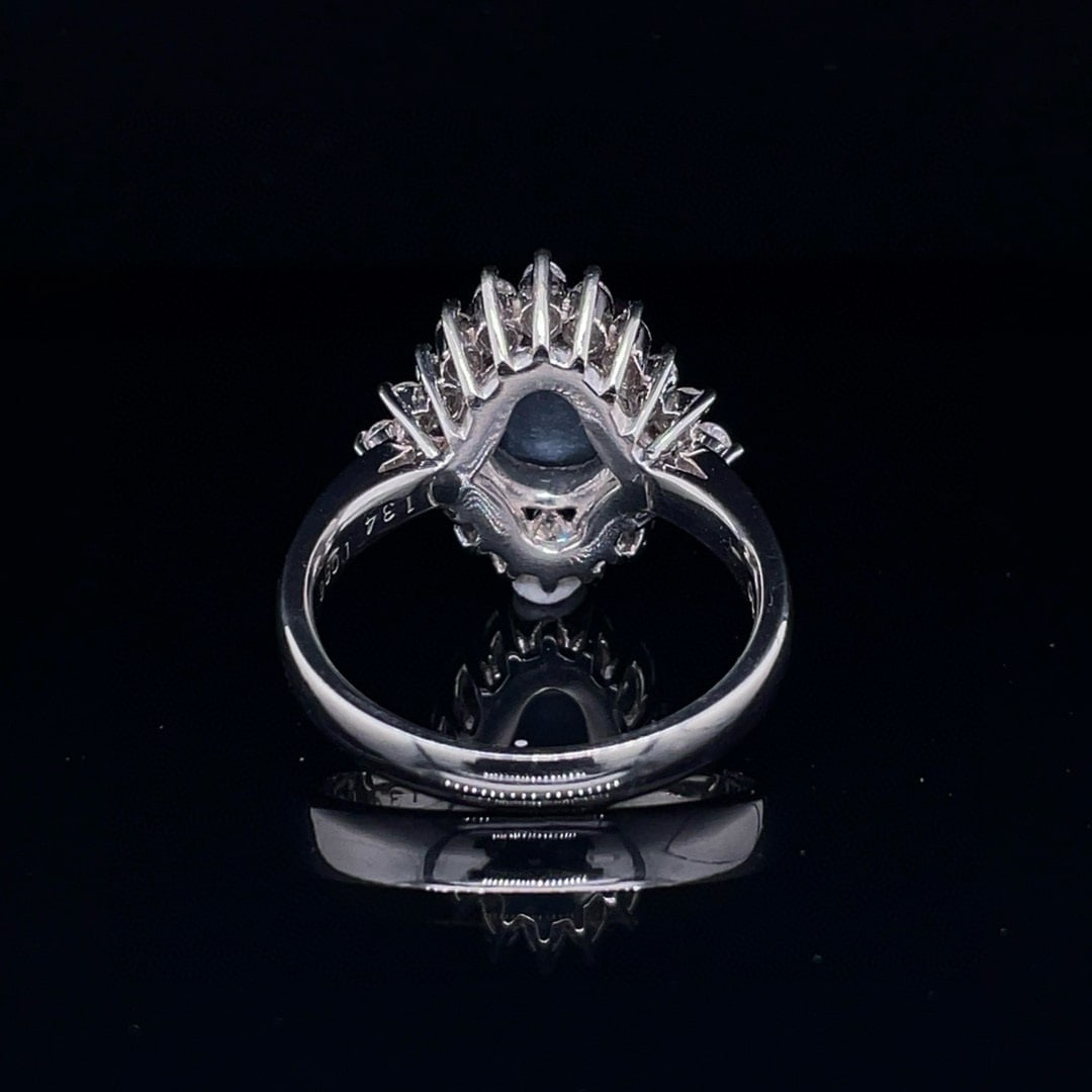 14k Gold 2.20 Ctw Natural Opal & Diamond Ring - 4