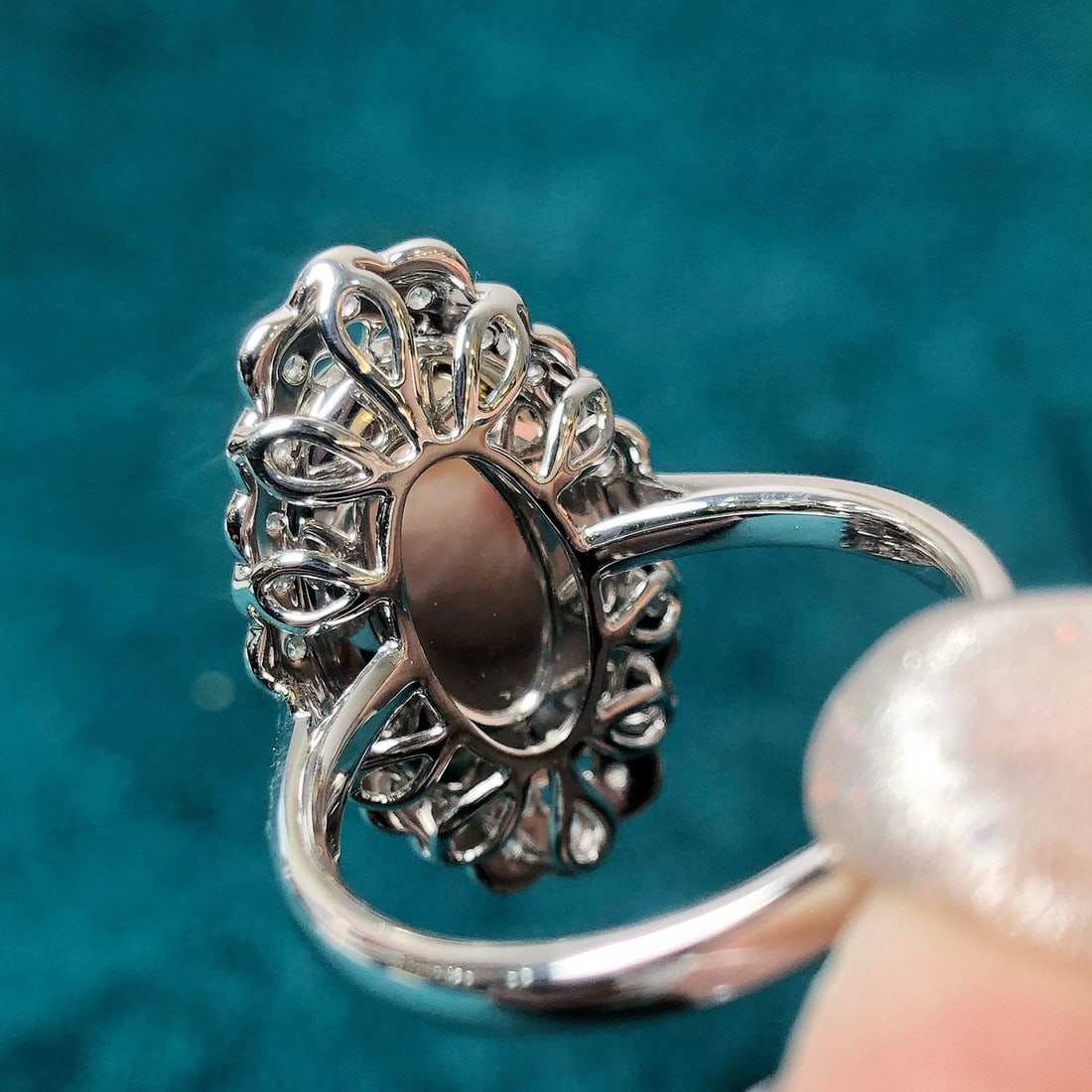 14k Gold 3.83 Ctw Natural Opal & Diamond Ring - 6