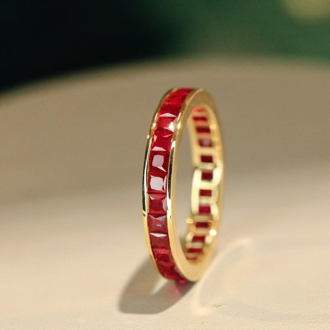 14k Gold 2.2 Ct Natural Ruby Ring - 2
