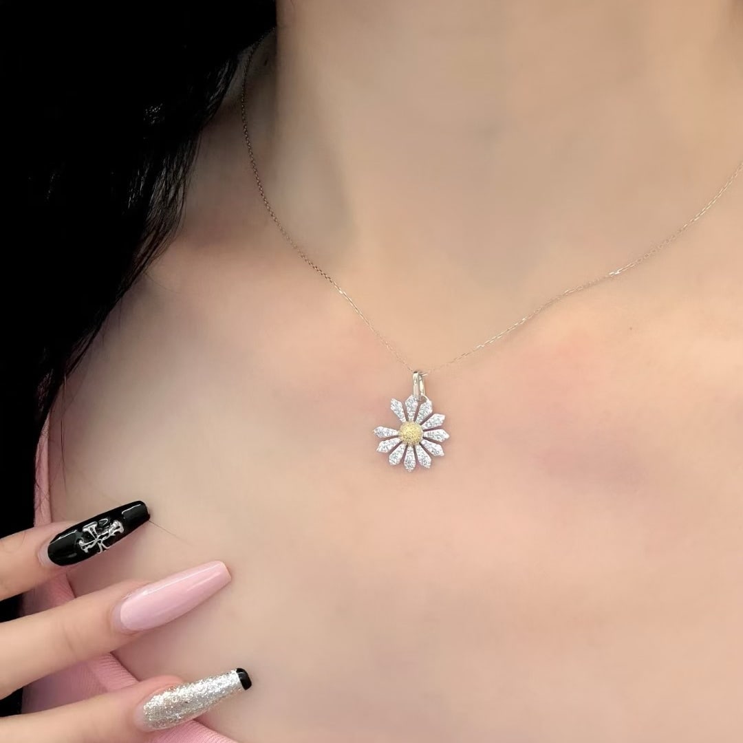 14k Gold 1.24 Ctw Natural Color Diamond Jewelry Set - 4