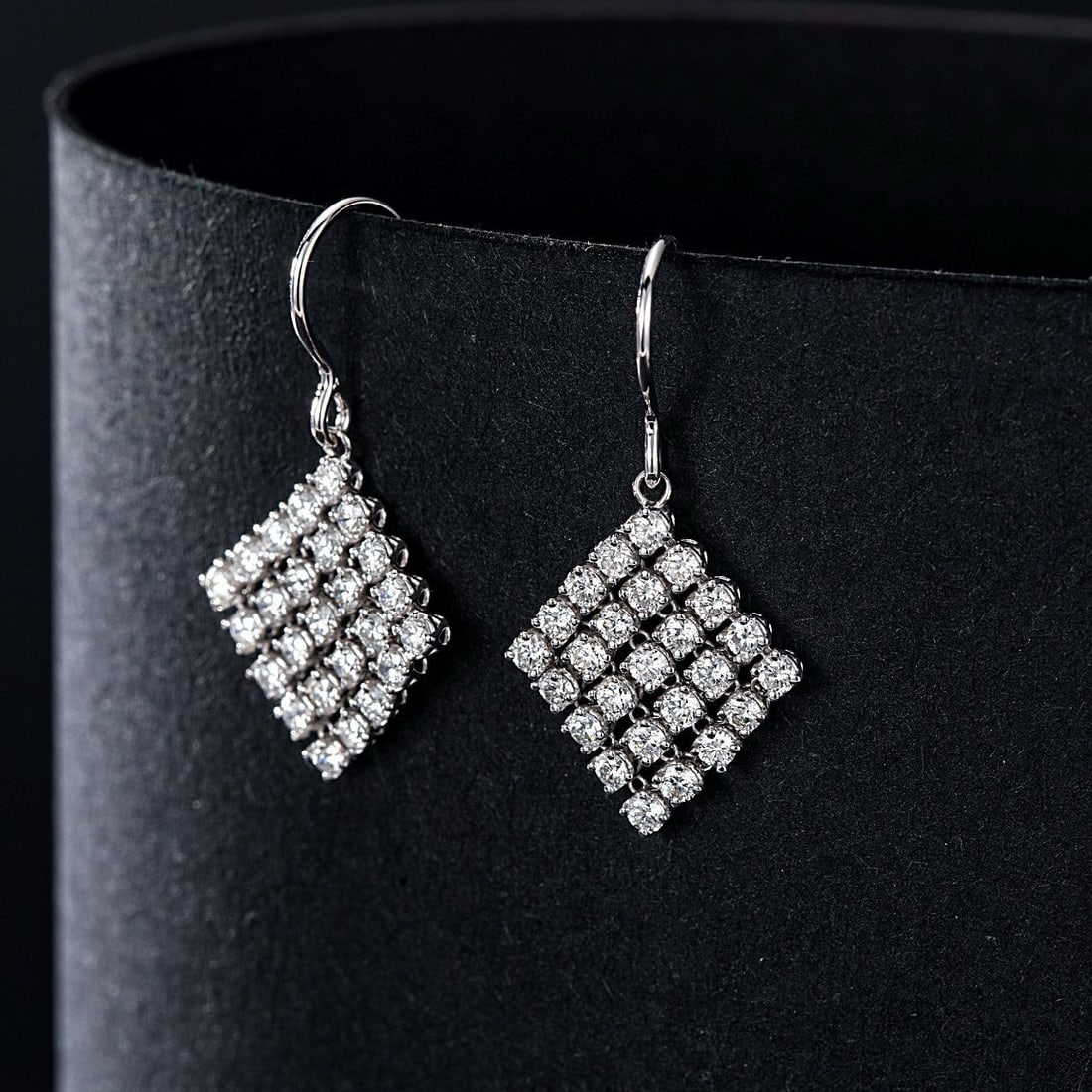 14k Gold 1.06 Ct Natural H Diamond Earrings - 2