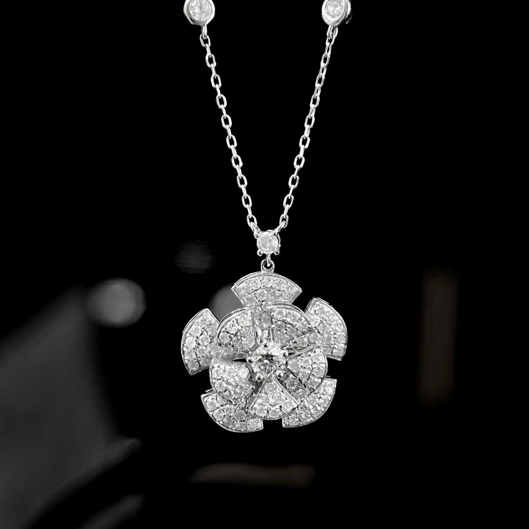 14k Gold 1.28 Ct Natural H Diamond Necklace: Ref:231038151 // gold content:14k gold // main gemstone:diamond // shape:round // carat weight:1. 28ct // clarity grade:vs-si // color:h // treatment:natural // cut grade:g // Condition: New Low