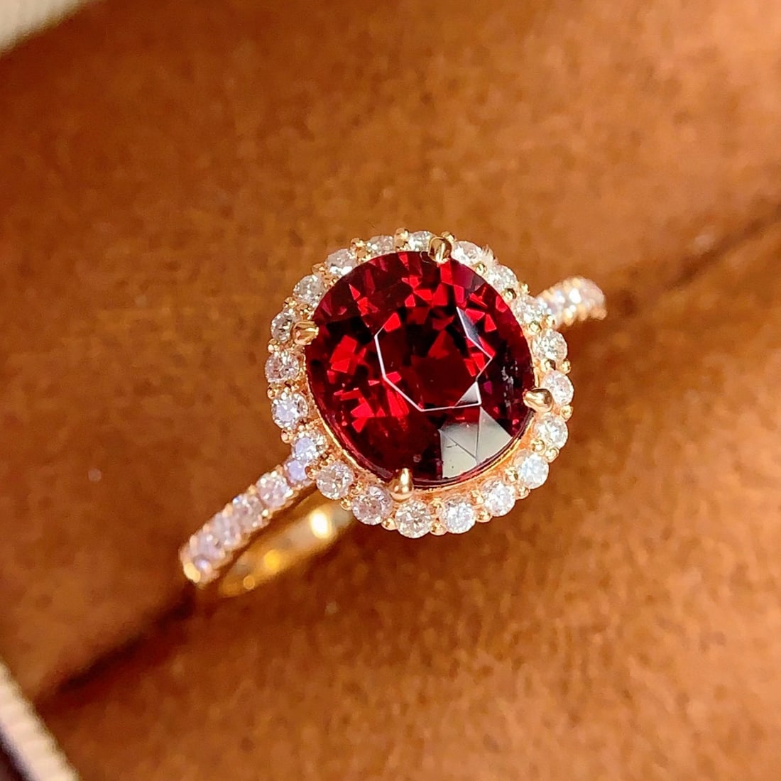 14k Gold 2.3 Ct Natural Tourmaline & Diamond Ring - 5