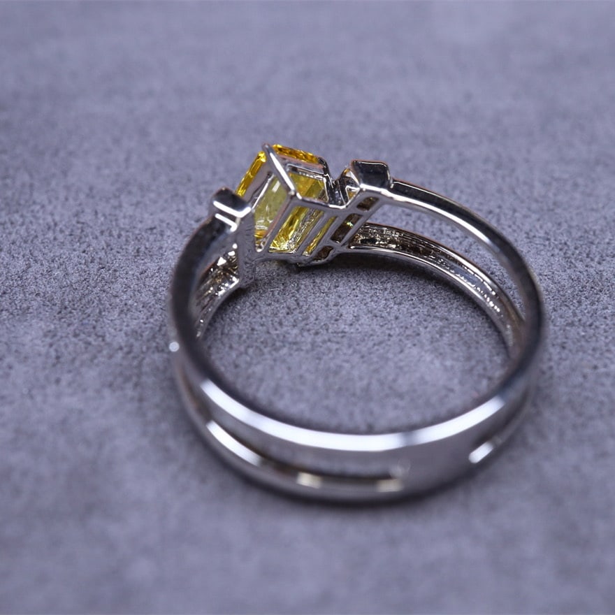 14k Gold 1.22 Ctw Natural Sapphire & Diamond Ring - 5