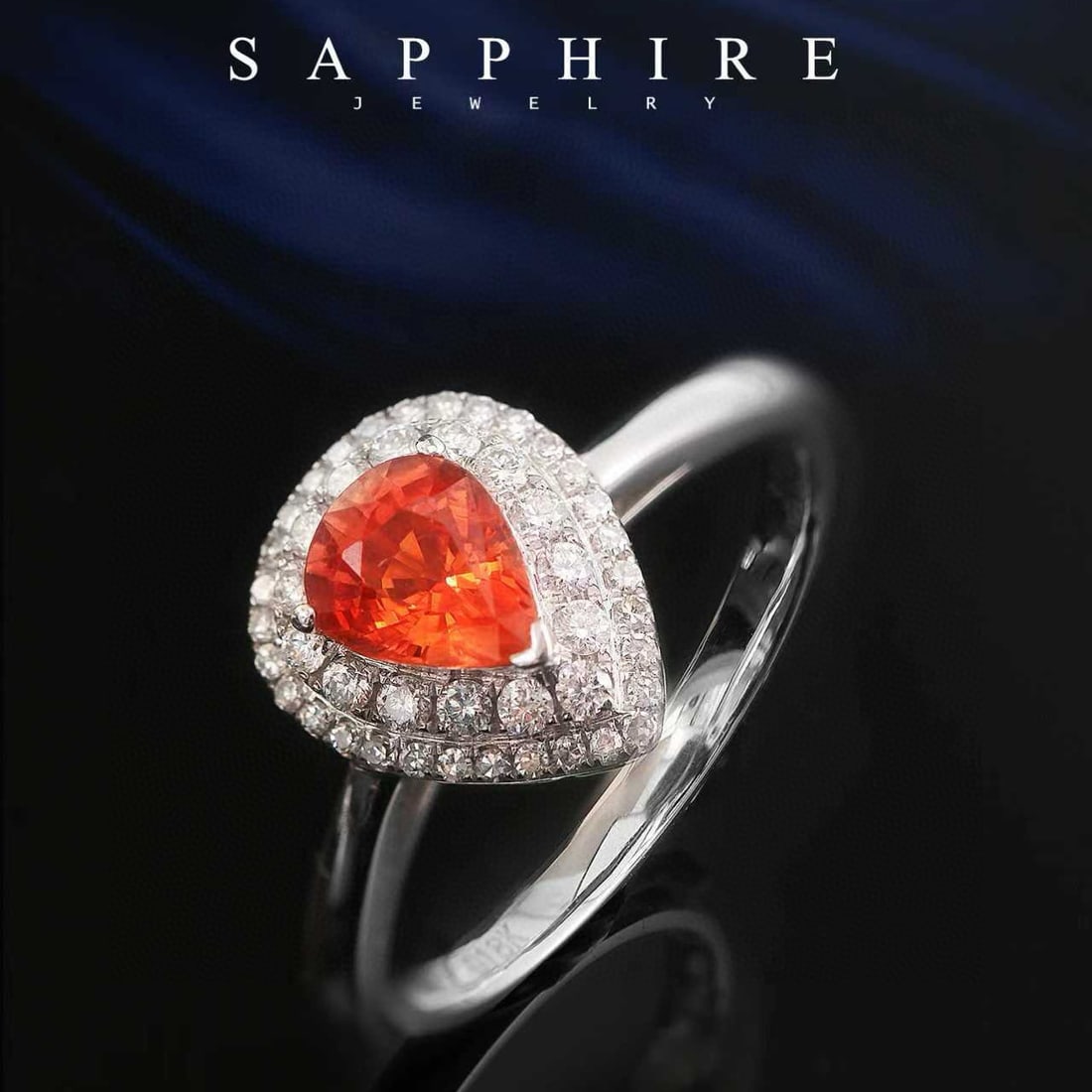14k Gold 0.94 Ctw Natural Sapphire & Diamond Ring - 3