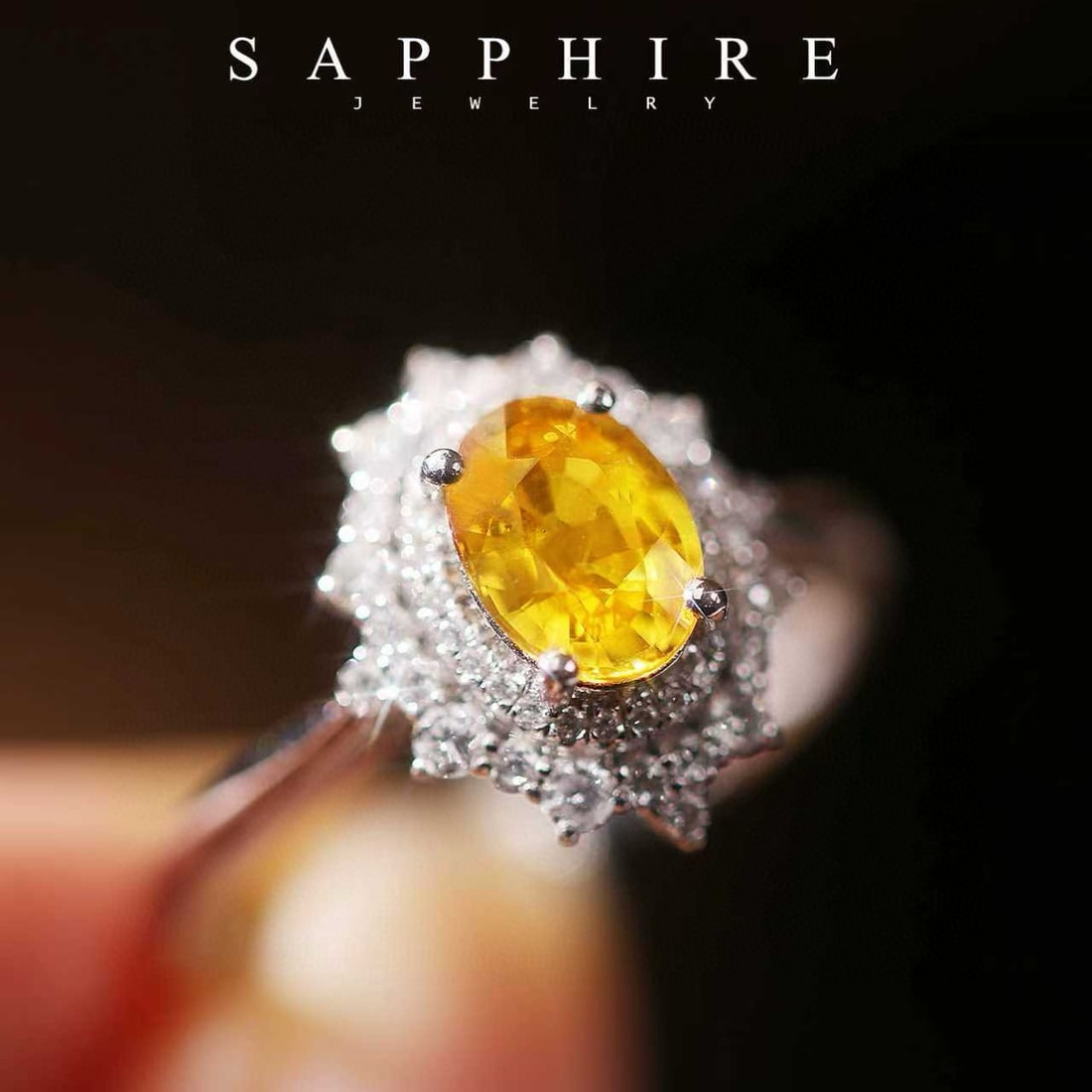 14k Gold 1.41 Ctw Natural Sapphire & Diamond Ring - 4