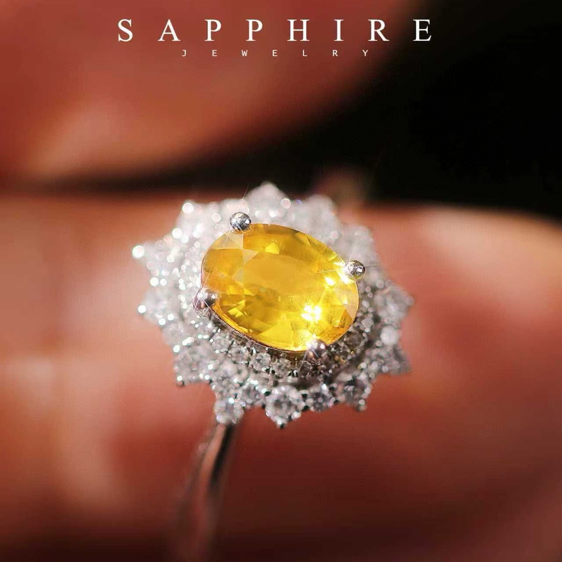 14k Gold 1.41 Ctw Natural Sapphire & Diamond Ring - 5
