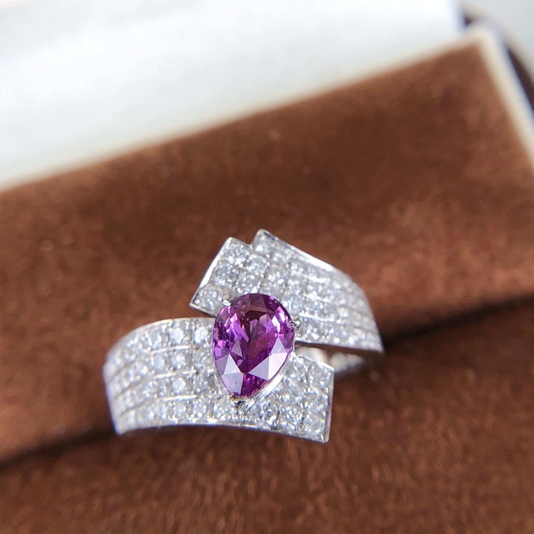 14k Gold 1.74 Ctw Natural Sapphire & Diamond Ring - 2