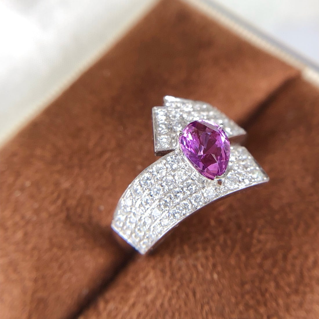 14k Gold 1.74 Ctw Natural Sapphire & Diamond Ring - 6