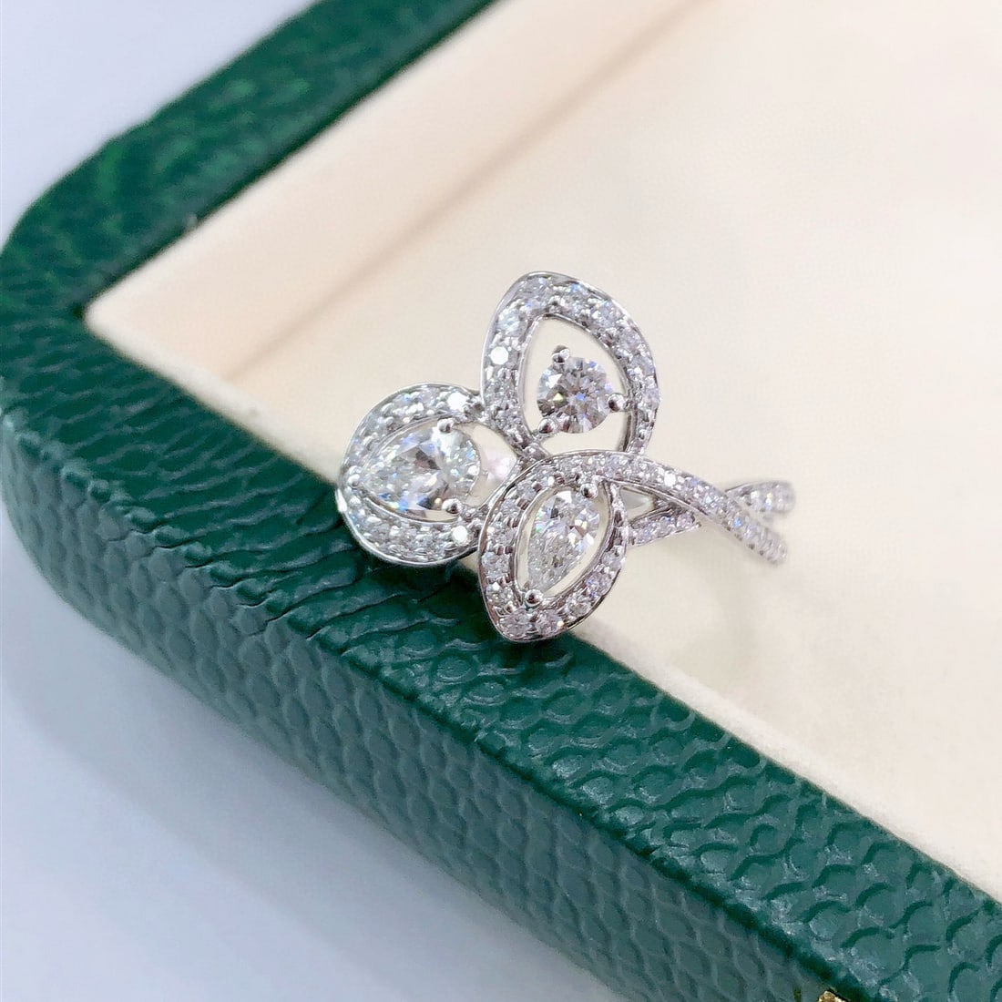 14k Gold 1.11 Ctw Natural H Diamond Ring - 3