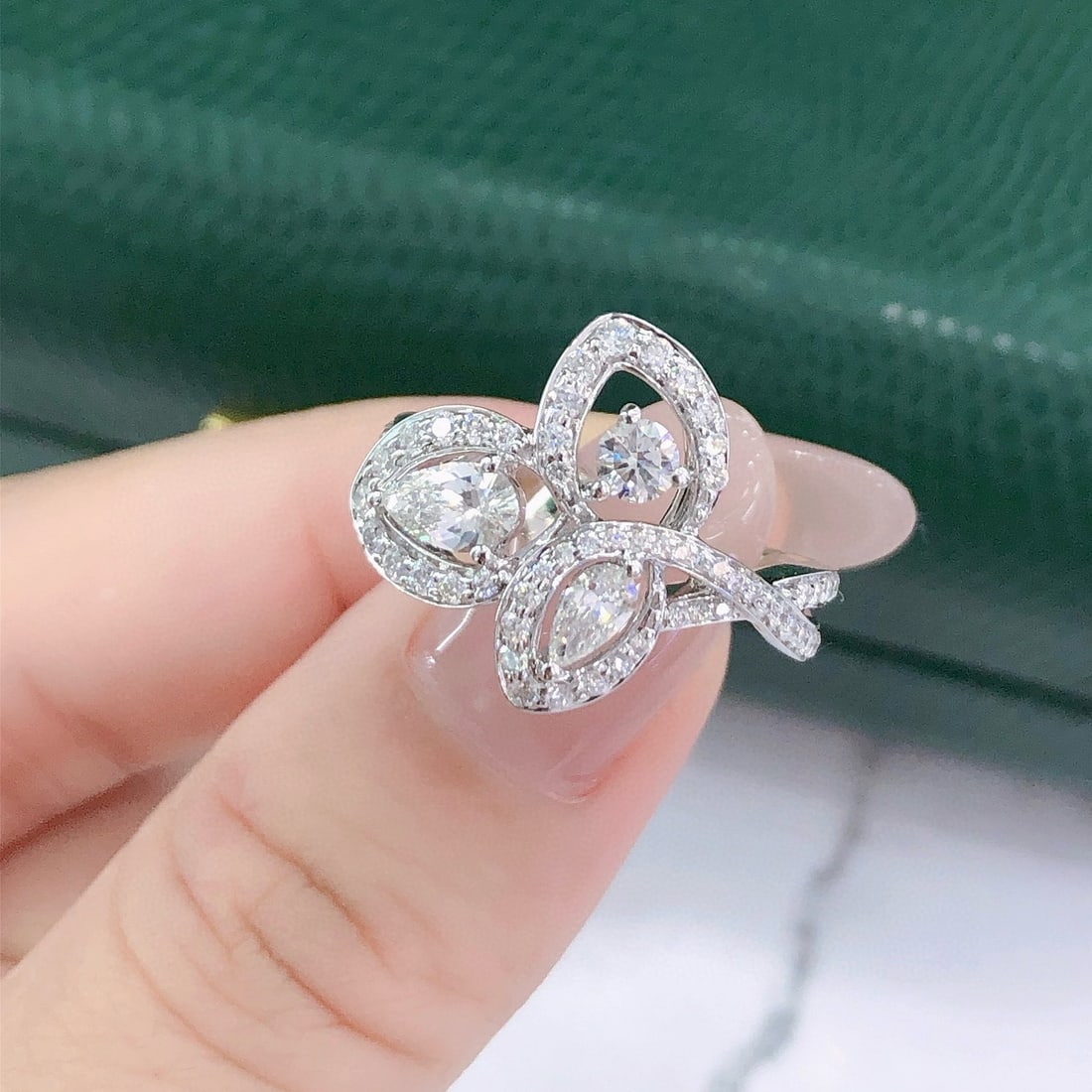 14k Gold 1.11 Ctw Natural H Diamond Ring - 4