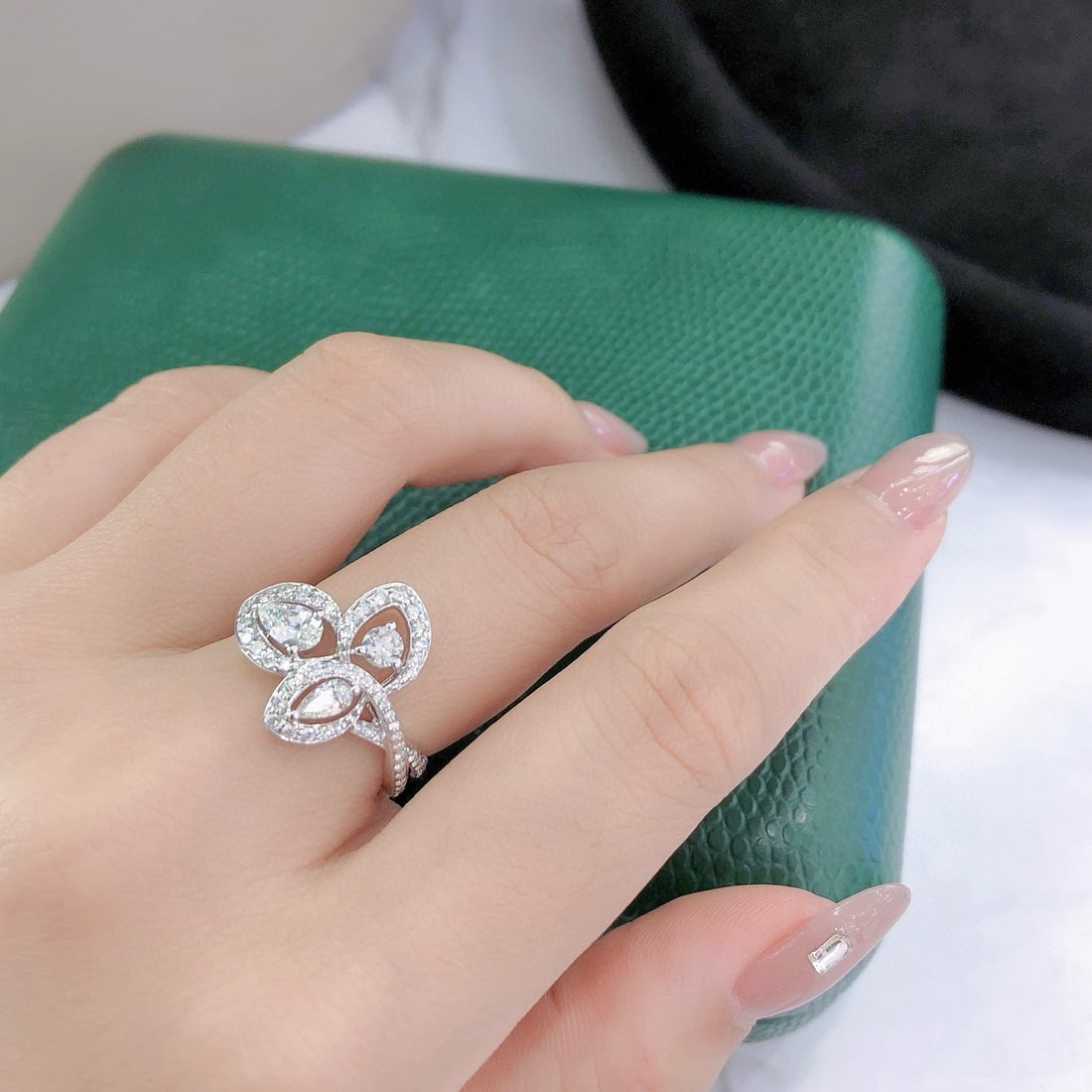 14k Gold 1.11 Ctw Natural H Diamond Ring - 5