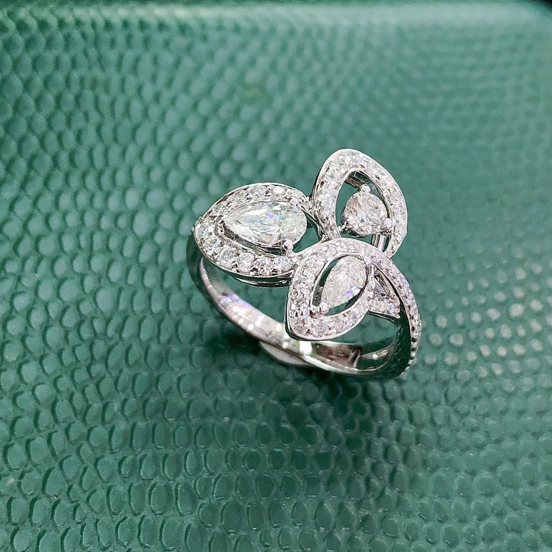 14k Gold 1.11 Ctw Natural H Diamond Ring - 6