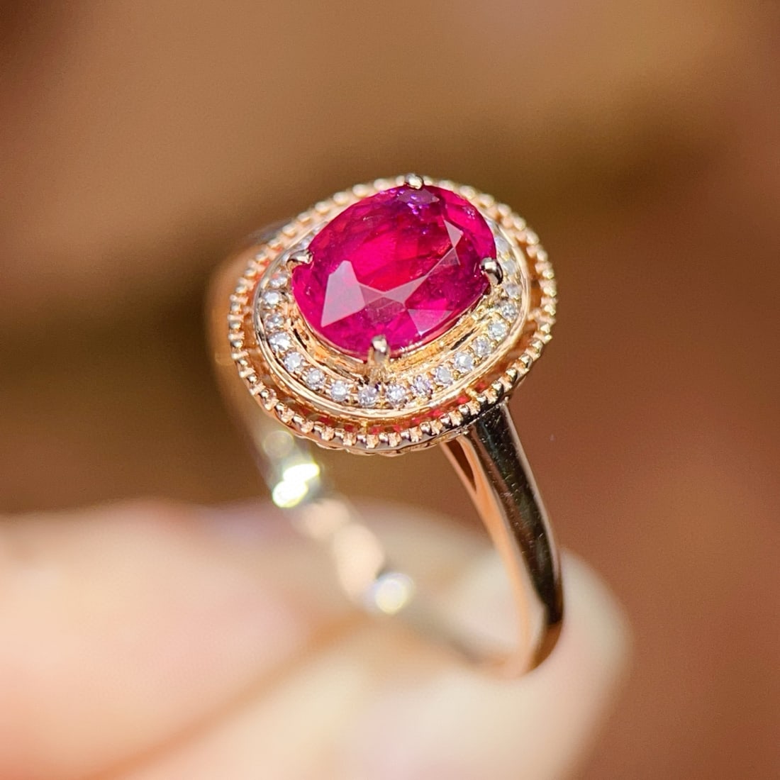 14k Gold 1.3 Ct Natural Tourmaline & Diamond Ring - 2