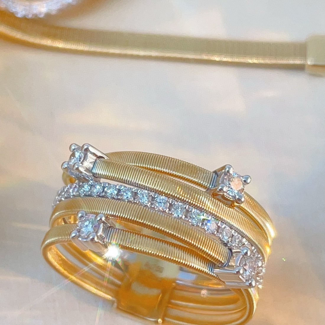 14k Gold 0.35 Ct Natural H Diamond Ring: Ref:231044012 // gold content:14k gold // ring size:7. 25us // // main gemstone:diamond // shape:round // carat weight:0. 35ct // clarity grade:vs-si // color:h // treatment:natural // cut grade:g //