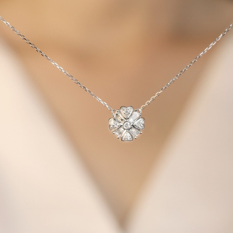 14k Gold 0.38 Ct Natural H Diamond Necklace: Ref:231044426 // gold content:14k gold // main gemstone:diamond // shape:multiply // carat weight:0. 38ct // clarity grade:vs-si // color:h // treatment:natural // Condition: New Low Estimate:
