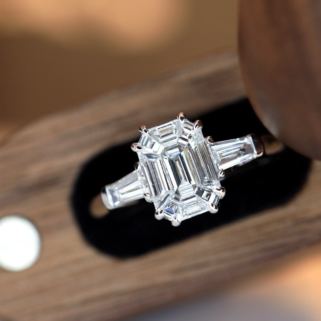 14k Gold 0.87 Ctw Natural H Diamond Ring - 3