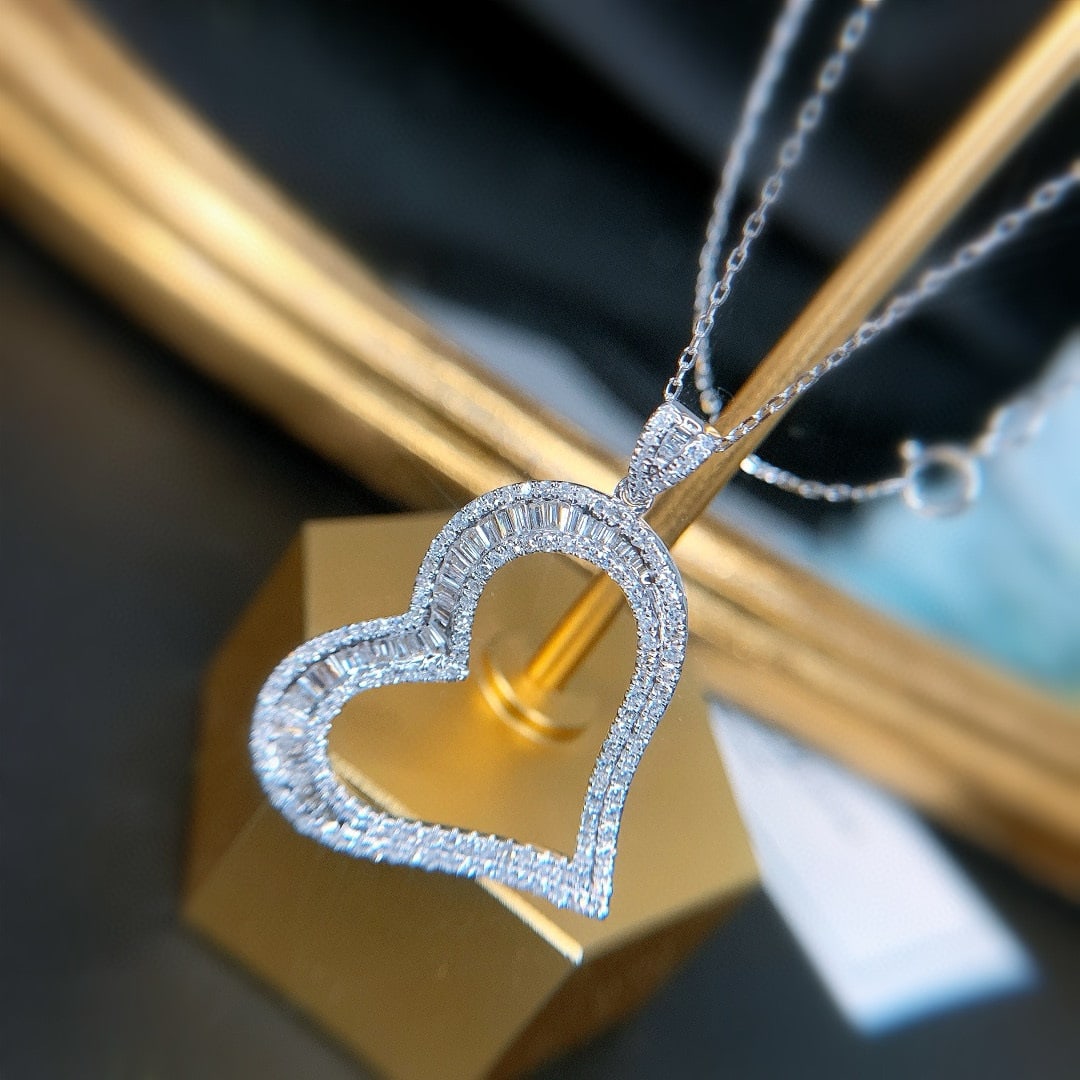 14k Gold 0.65 Ct Natural H Diamond Pendant( Without Chain ) - 2