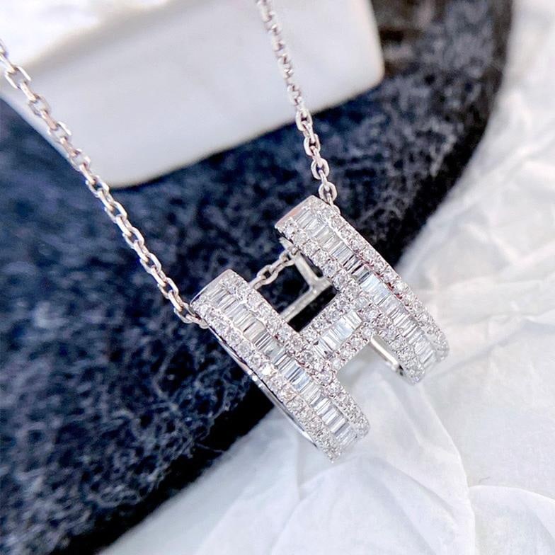 14k Gold 0.35 Ct Natural H Diamond Necklace: Ref:231043106 // gold content:14k gold // main gemstone:diamond // shape:multiply // carat weight:0. 35ct // clarity grade:vs-si // color:h // treatment:natural // Condition: New Low Estimate: